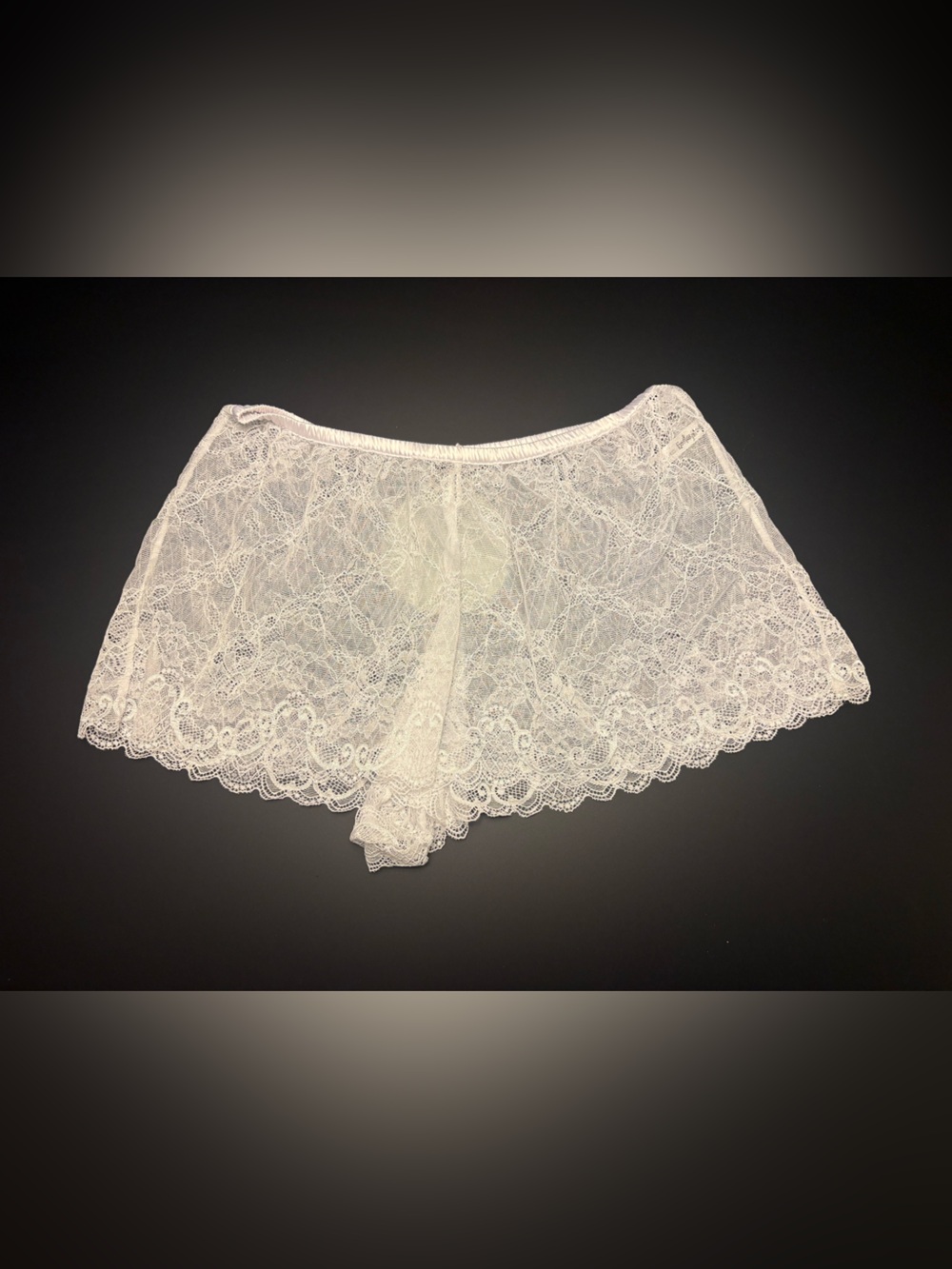 Lace Women’s  Intimate Shorts - White